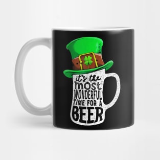 It's The Most Wonderful Time For A Beer Hat St Patrick's Day Mug